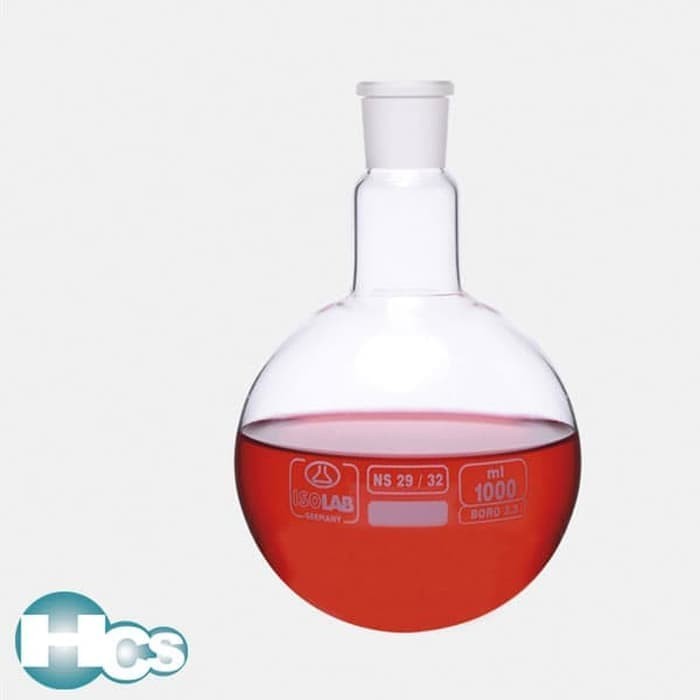 Boiling Flask round bottom - Labu didih alas bulat 500 ml NS. 24/29