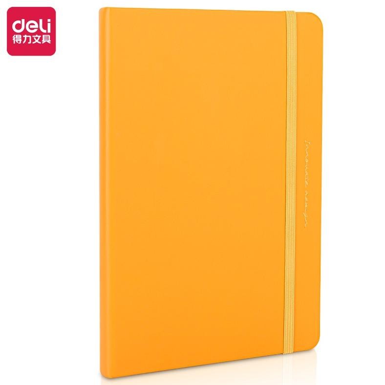 

TERMURAH Deli Leather Cover Notebook / Buku Catatan Cover Kulit A5 96 Lembar Warna Pastel 22295 He-87