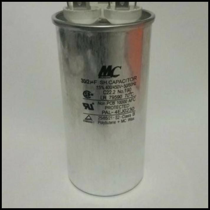 Kapasitor / Capasitor Ac 30+2Mf Mc