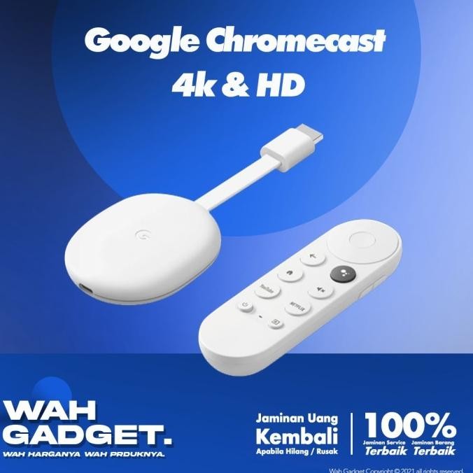 GOOGLE CHROMECAST WITH GOOGLE TV HD / 4K - SNOW