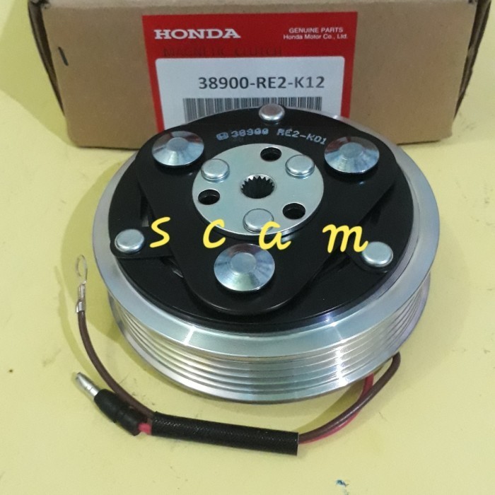 Magnet Clutch Pully Kompresor Ac Honda Brio 1200Cc Original Asli Ori Dym