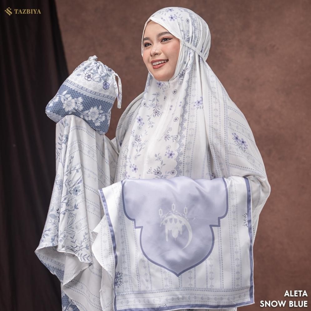 100% MUKENA TAZBIYA ALETA SERIES | MUKENA RAYON DEWASA 2IN SET SAJADAH | MUKENA SAJADAH I Mukena Mot