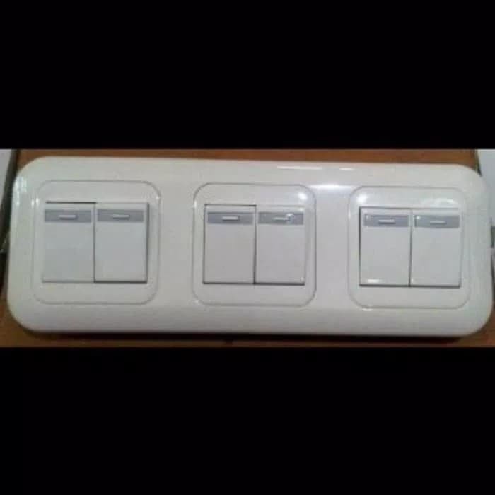 BEST PANASONIC SAKLAR SERI 3 GANG / SAKLAR 6 GANG