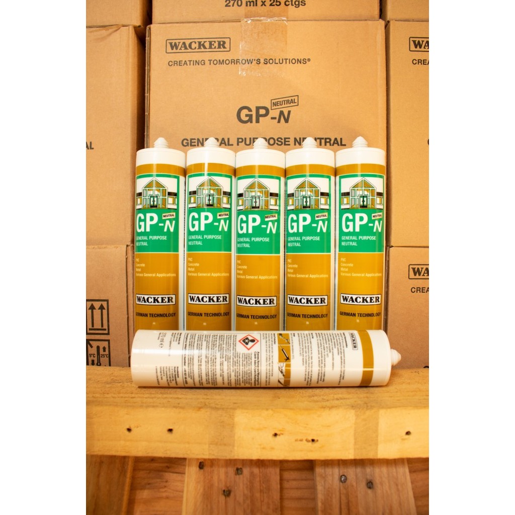 TERJAMIN Wacker Sealant GP-Neutral 270ml / Silikon / Lem Kaca