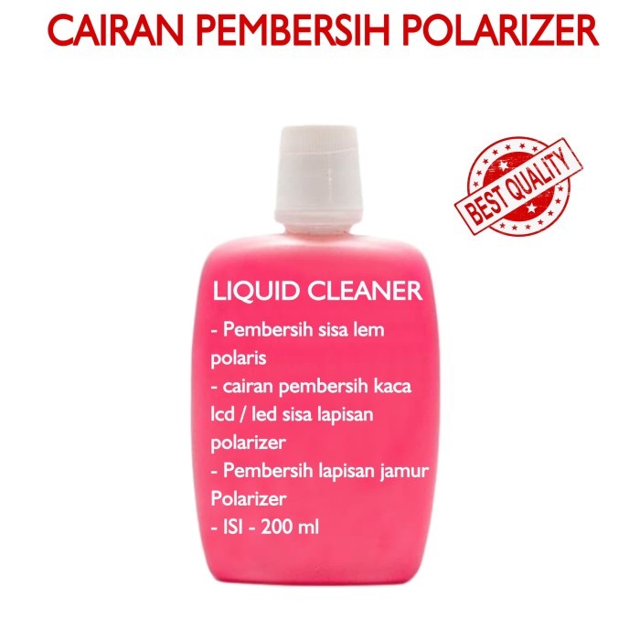 BERGARANSI CAIRAN PEMBERSIH POLARIS LCD LCD MONITOR PANEL SISA LEM POLARIS