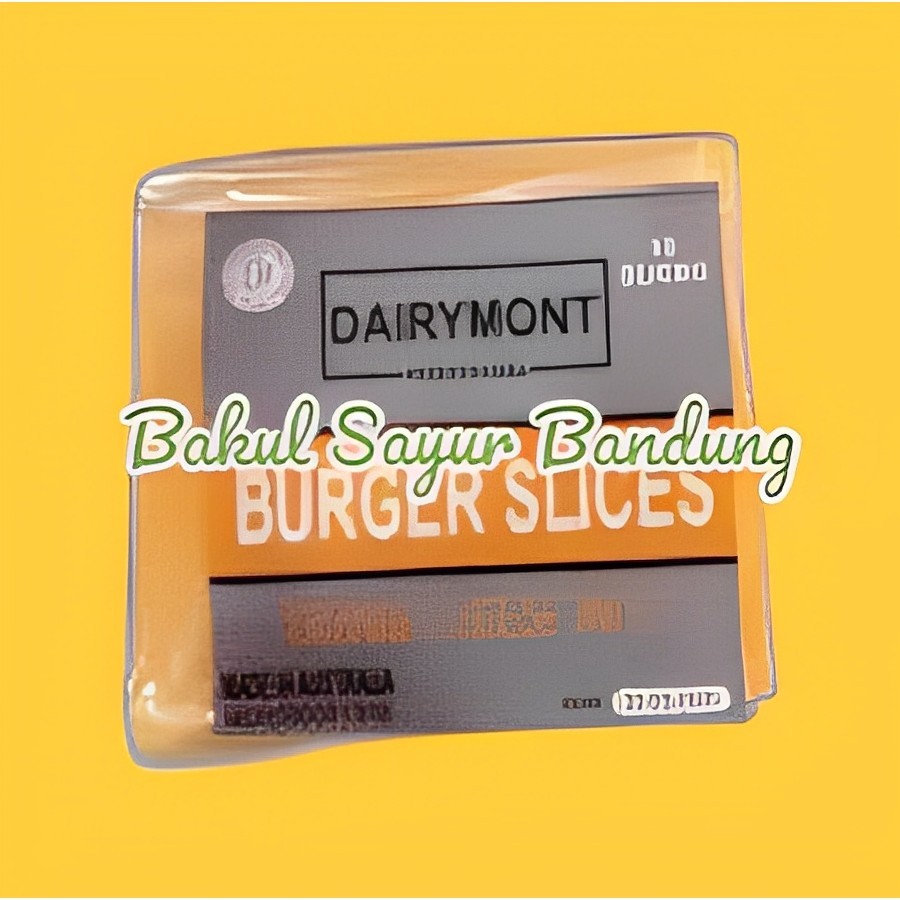 Halal - Keju Slice Burger  isi 5 Dairymont   - Bakul Sayur Bandung