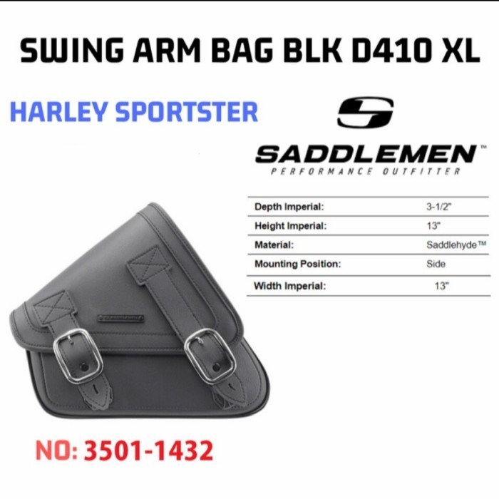 Swing Arm Bag HD Harley Davidson XL Sportster 1957 - 2021