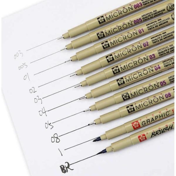 

TERMURAH SAKURA PIGMA MICRON SATUAN HITAM DRAWING PEN MANGA PERMANENT WATERPROOF MYARTS