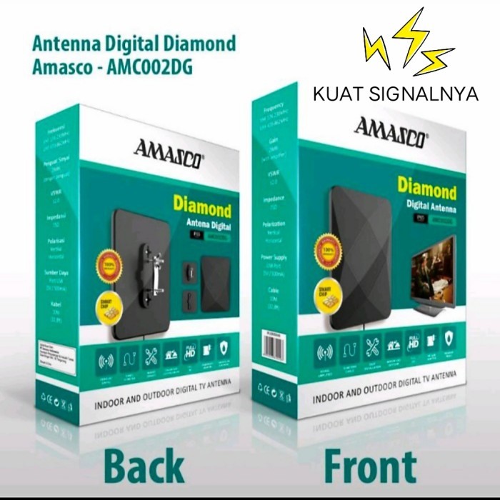 Antena TV digital / Antena digital booster smart chip indoor/outdoor