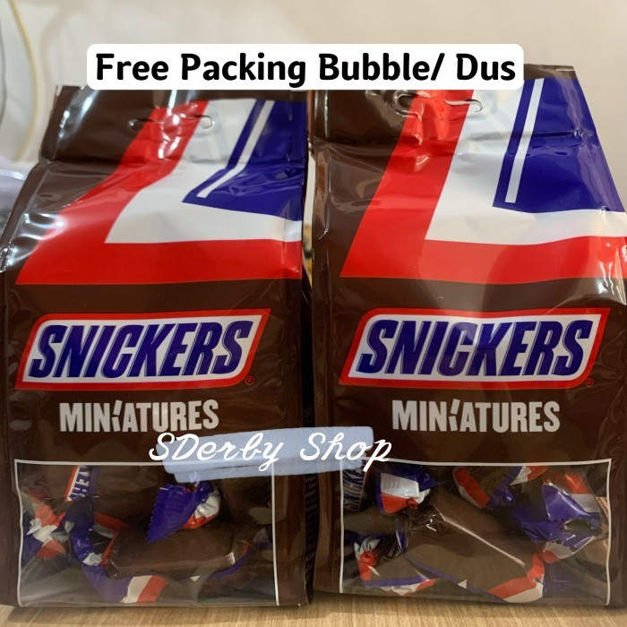 

Ready Snickers Miniatures Coklat Snicker