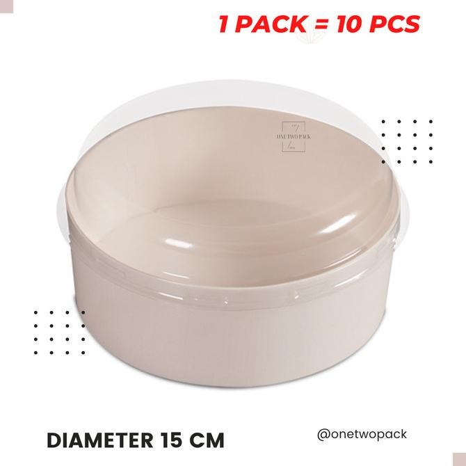 

[WB61A] Wooden Cake Box Bulat Diameter 15 cm Kotak Kue Bolu