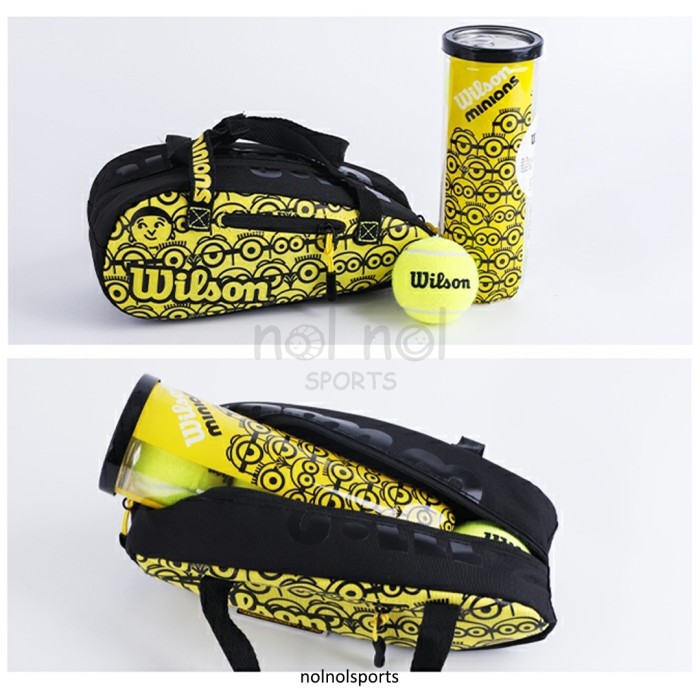 TERBARU NNS tennis mini souvenir bag / Wilson Minion tas kecil merchandise