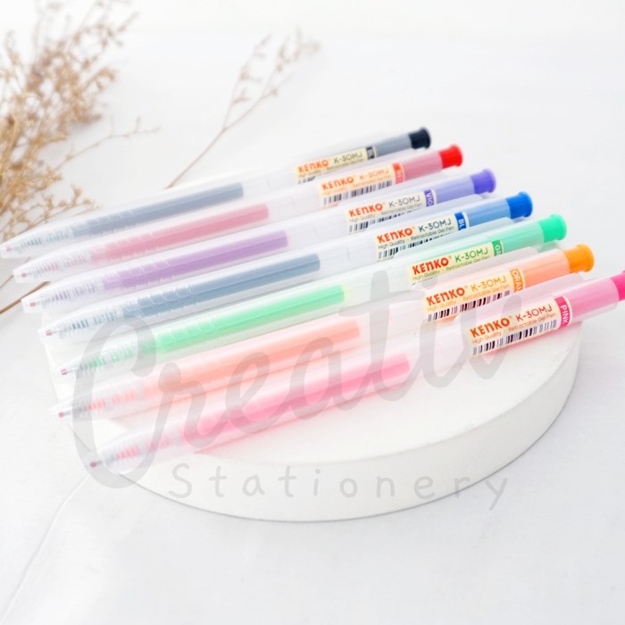 

OBRAL KENKO BOLPEN GEL PEN WARNA K-30MJ TINTA WARNA WARNI KODE 1367