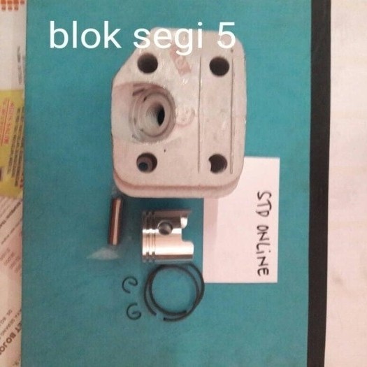 blok mesin potong rumput