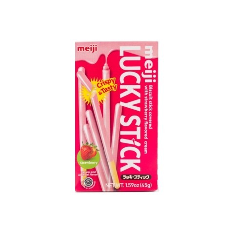 

Meiji Lucky Stick Strawberry 45Gr/Box