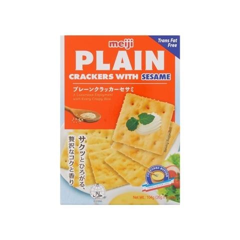 

Meiji Plain Crackers W/Sesame 104Gr/Box