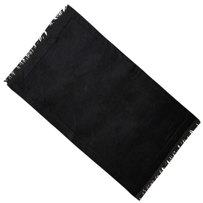 Spesial Sajadah Hitam Polos/ Sajadah Hitam /Sajadah Polos Hitam Banget