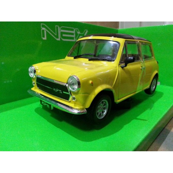 BISA GRAB Nex Welly - Mini Cooper 1300 Skala 1:24 Kuning