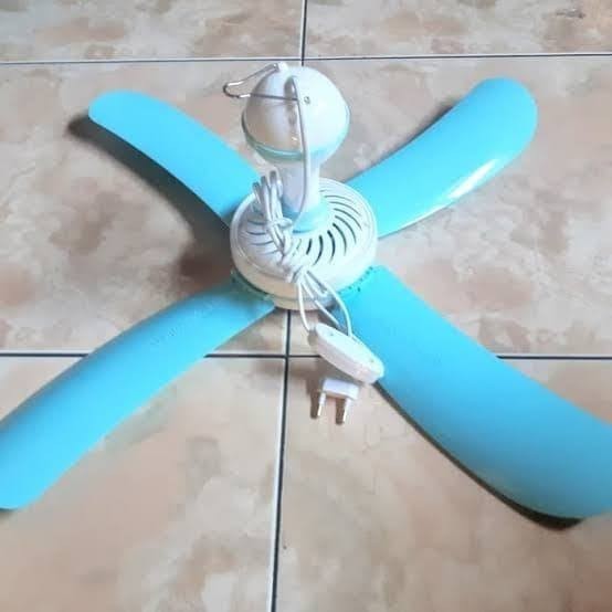READY STOK KIPAS ANGIN BALING-BALING PLAFON GANTUNG 30 WATT HELLY FAN BESAR