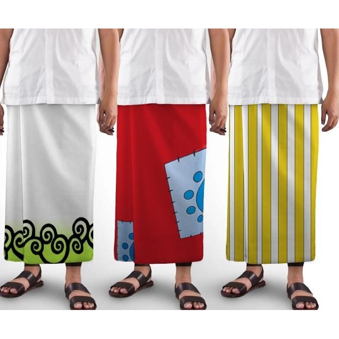 Spesial Sarung Custom Anime One Piece Wano Arc Luffy