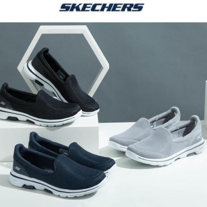 Promo Skechers Original Sepatu Slip On Wanita Tanpa Tali COD