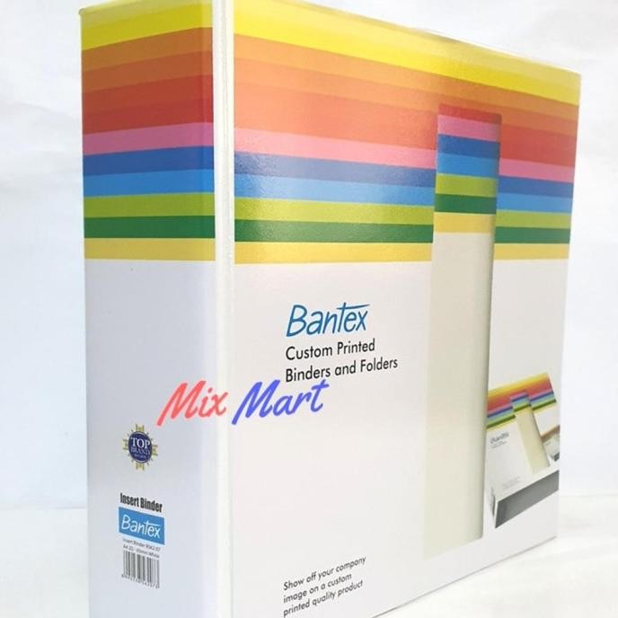 

Promo Bantex 8562 07 Insert Ring Binder A4 2 Ring 65 Mm White