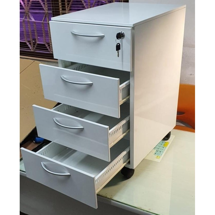 

Murah Drawer Cabinet Lemari Arsip Besi Serbaguna (4 Susun) Chantech