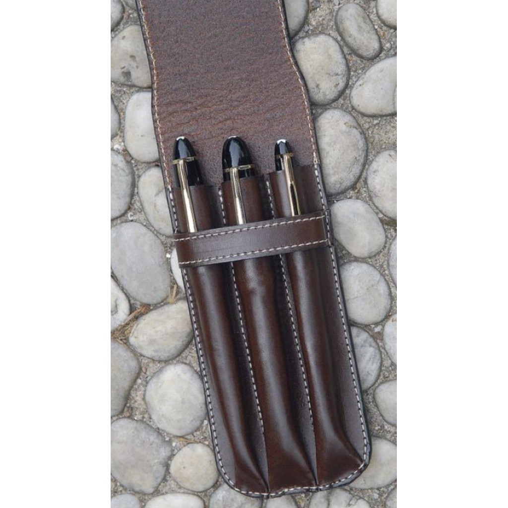 

Sale Leather Pen Case 3 Slot