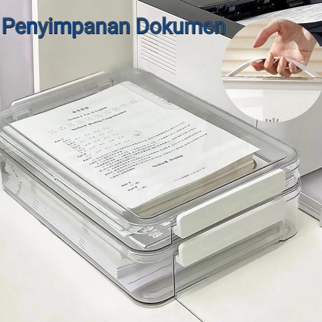 

Sale Tempat Penyimpanan Dokumen/Kotak Penyimpanan Desktop Transparan