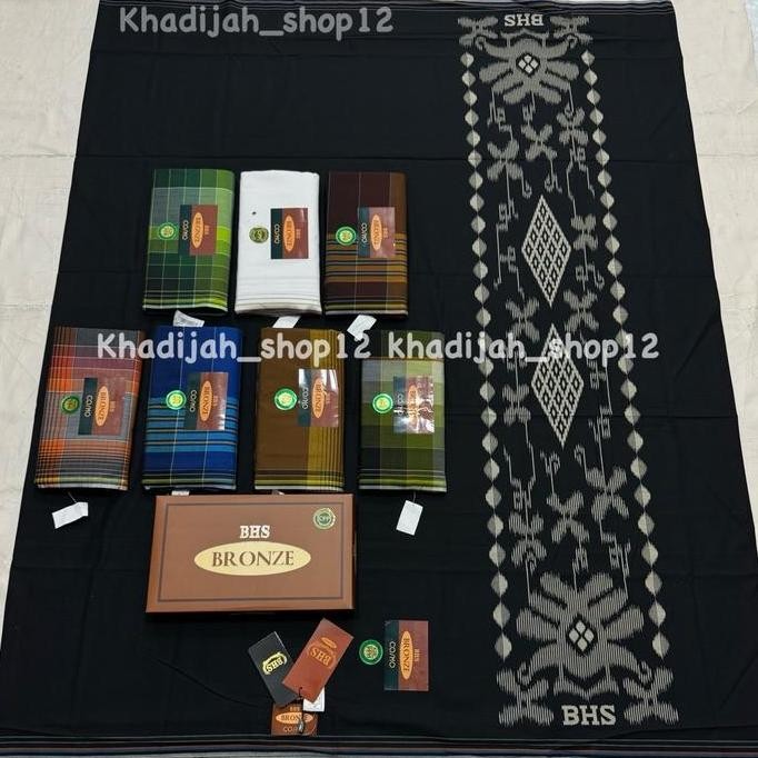 Terjangkau Sarung Bhs Cosmo Bronze Putih Original