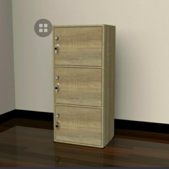 

Murah Rak Lemari Buku Kantor Dengan Tutup Pintu Kunci Full / Lemari Laptop