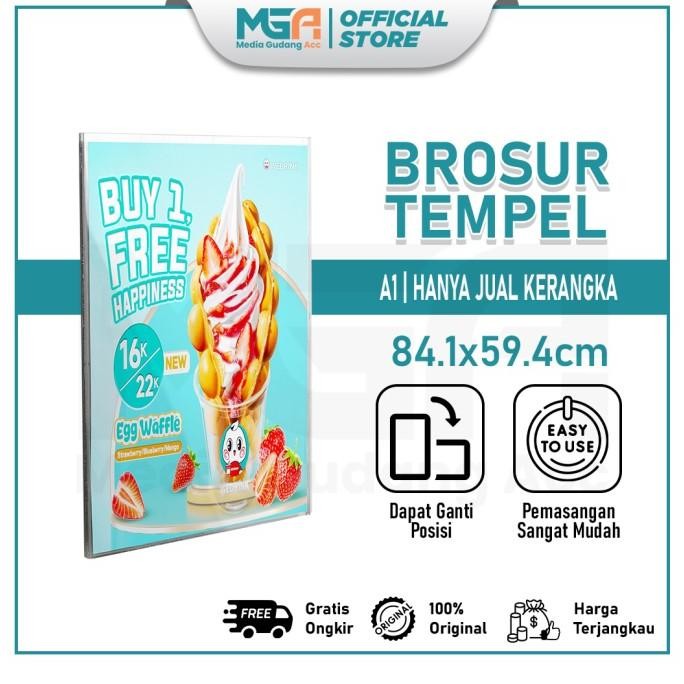 

Promo Tempat Brosur Akrilik / Akrilik Tempel / Sign Holder Akrilik A1