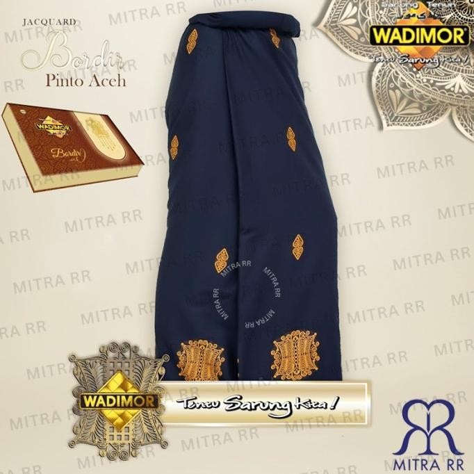 Miliki Sarung Wadimor Jacquard Bordir Pintu Aceh | Sarung Tenun Dewasa Motif
