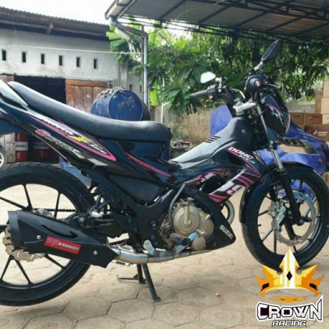 Miliki Knalpot R9 Misano Ss Black Satria Fu 150 Karburator / Injeksi