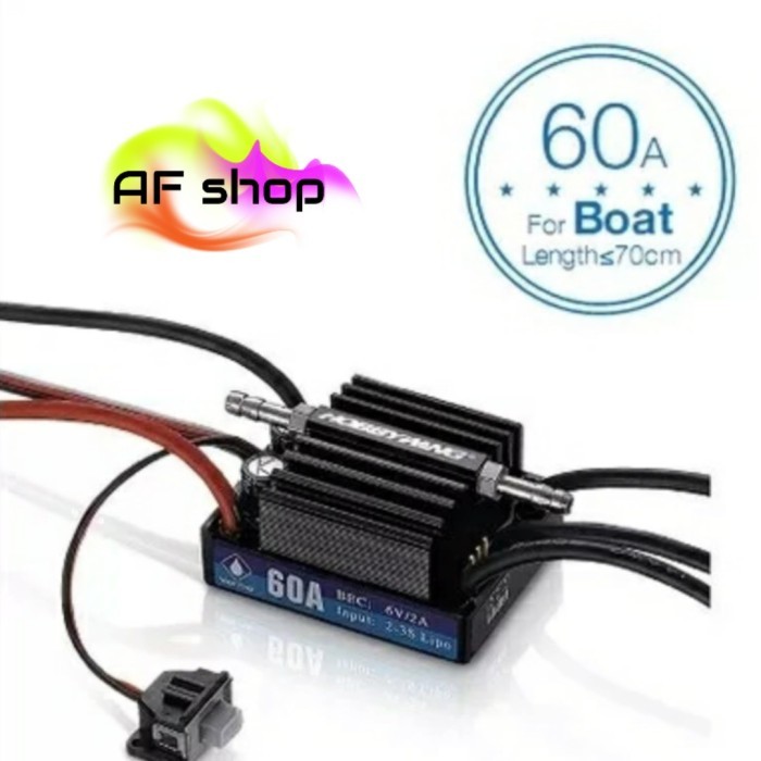 TERBARU Hobbywing Waterproof SeaKing 60A V3 ESC Brushless ESC RC motor ESC 6V