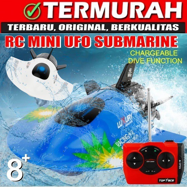 TERBARU Mainan RC Kapal Selam Mini Submarine / Mainan Kapal Selam
