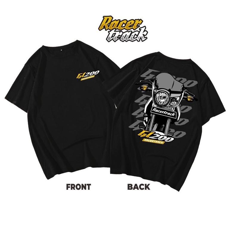 Kaos Tiger Atasan Pria Lengan Pendek Baju Terlaris Honda Tiger Gl200 Herex Keren Bisa Cod