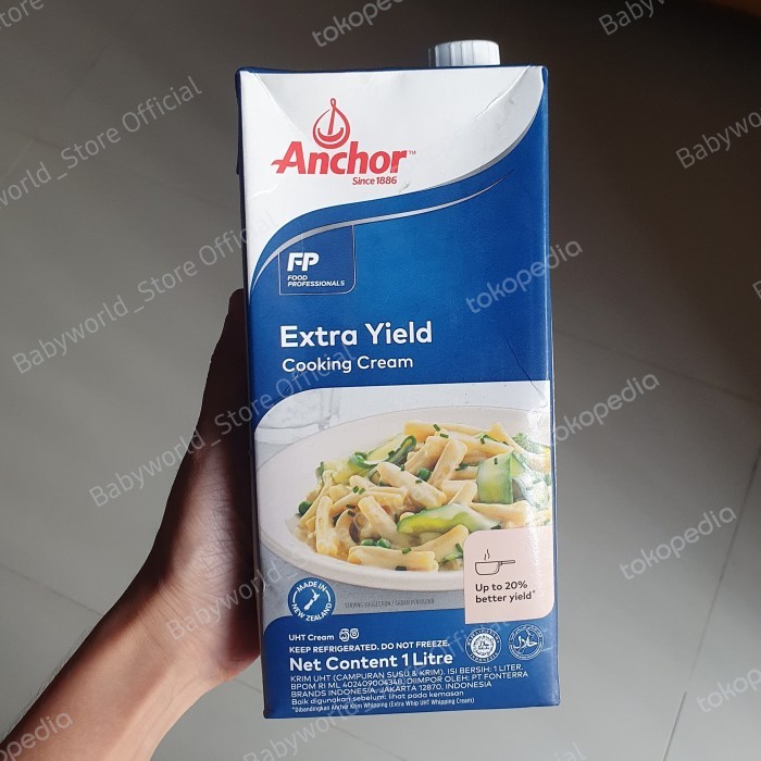 

Anchor Extra Yield Cooking Cream 1 Liter