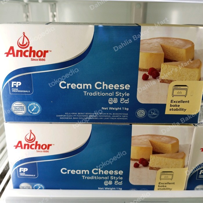 

Cream Cheese Anchor 1 Kg Khusus Gojek/Grab Instant
