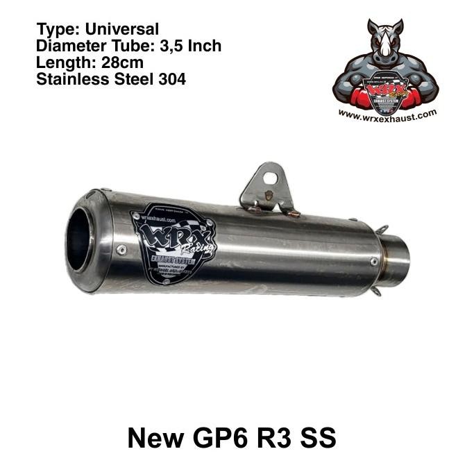Terjangkau Knalpot Wrx Silincer New Gp6 R3 Ss