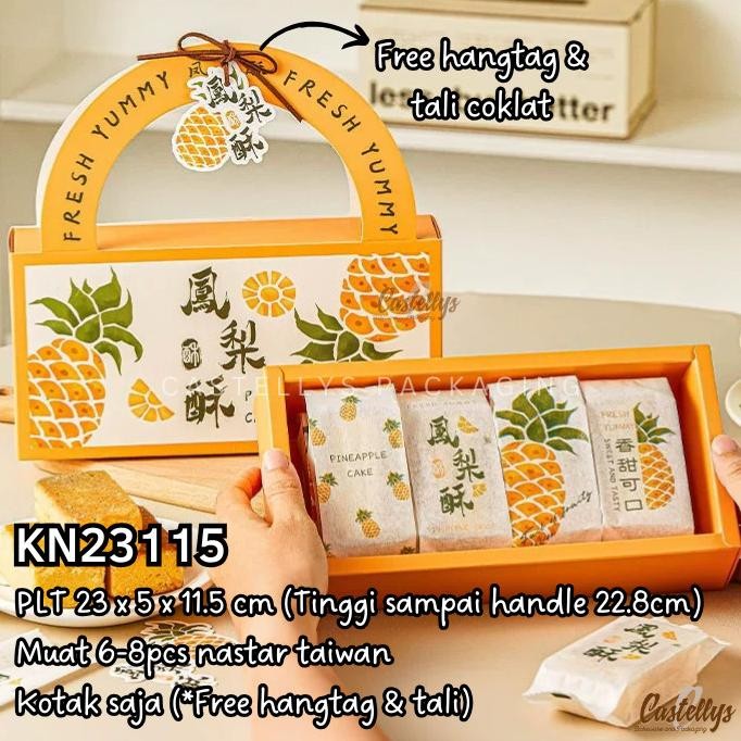 *:*:*:*:*] Kotak Dus Box Kue Nastar KN 23115 Nanas Nastar Taiwan Cookies Pineapple Cake