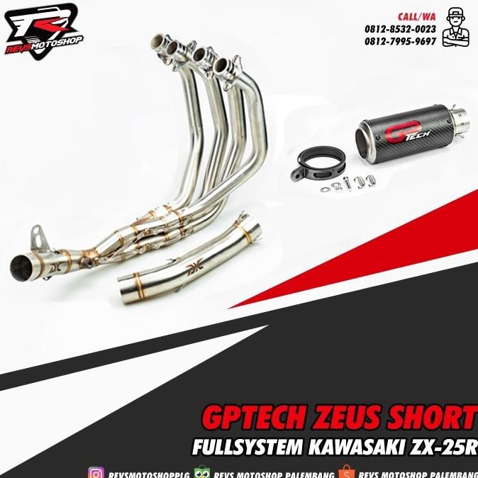 Diskon Knalpot Gptech Fullsytem Kawasaki Zx25R