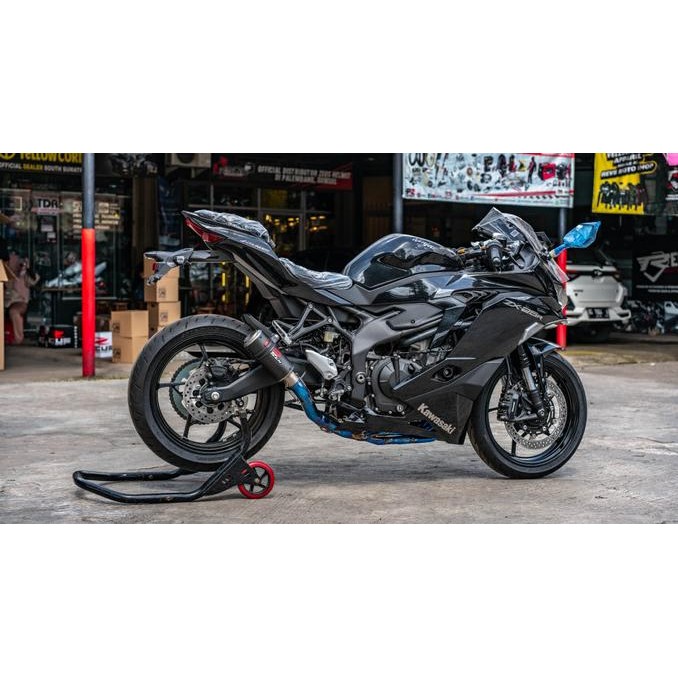 Miliki Knalpot Gptech Fullsytem Kawasaki Zx25R - Blue