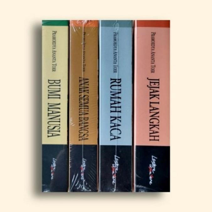 || PROMO  ~`~ T.B.S.I. Buku tetralogi pulau buru pramoedya ananta toer (4 Buku) ||~~~