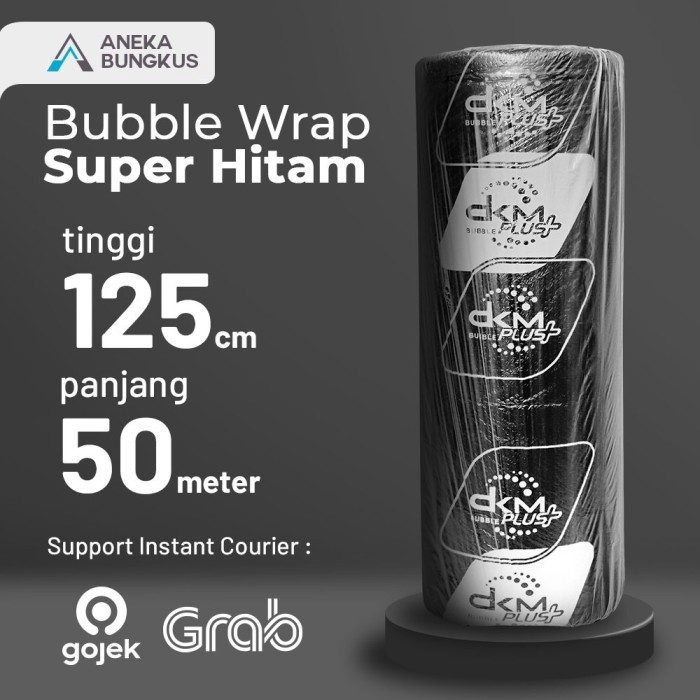 

Plastik Bubble Wrap Hitam Pekat Dkm 125Cm X 50M