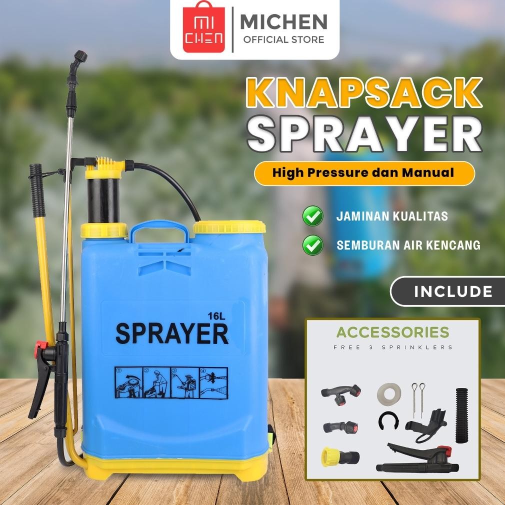 Knapsack Sprayer 16Liter Manual-Semprotan Hama/Tanaman Manual