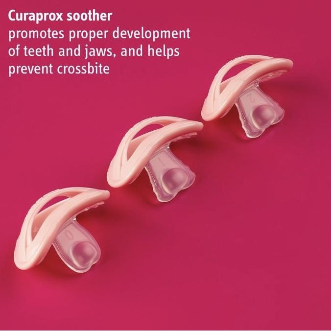 Empeng Bayi Curaprox Baby Soother Pacifier Dot GWM