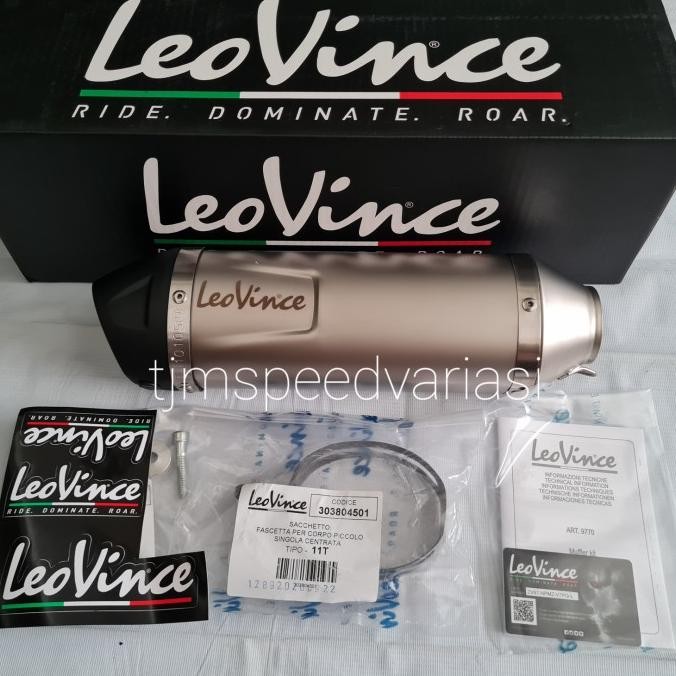 Terjangkau Leovince Lv One Mini Ori Italy Silencer Only Universal Ninja Zx25R Cbr