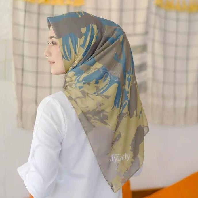 Terjangkau Mylady Hijab Reguler Chastra Cantik Muslim Square Syari