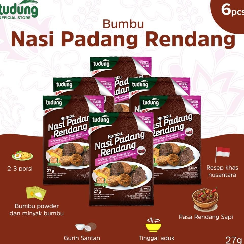 

Tudung Bumbu Nai Padang Rendang 27Gr Nt Bundling Ii 6